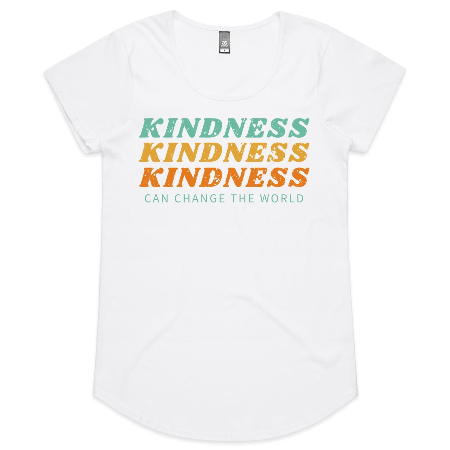 Kindness Can Change The World - Womens Scoop Neck T-Shirt