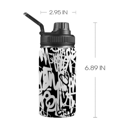 Graffiti - Kids Water Bottle with Chug Lid (12 oz)