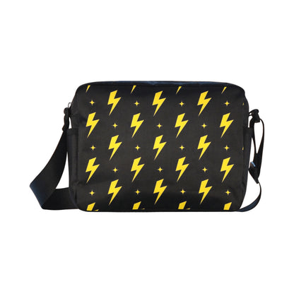 Yellow Lightning - Classic Cross-body Nylon Bag