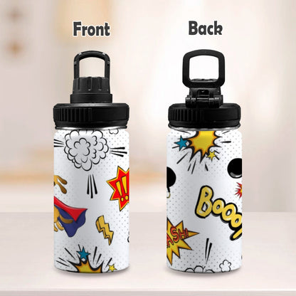 Superdog - Kids Water Bottle with Chug Lid (12 oz)