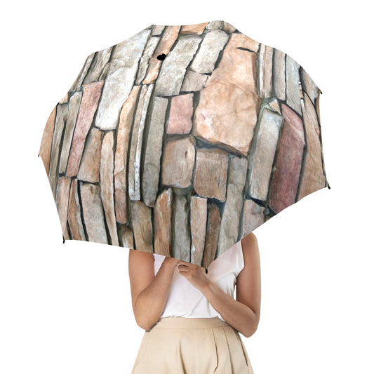 Stone Wall - Semi-Automatic Foldable Umbrella