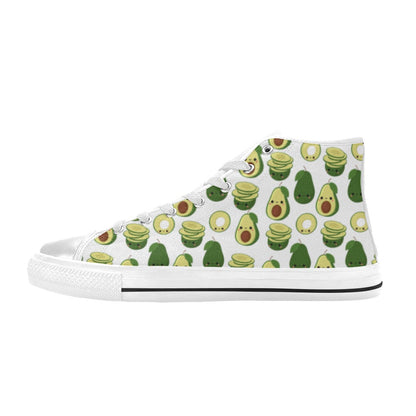 Cute Avocados - Women's High Top Canvas Shoes