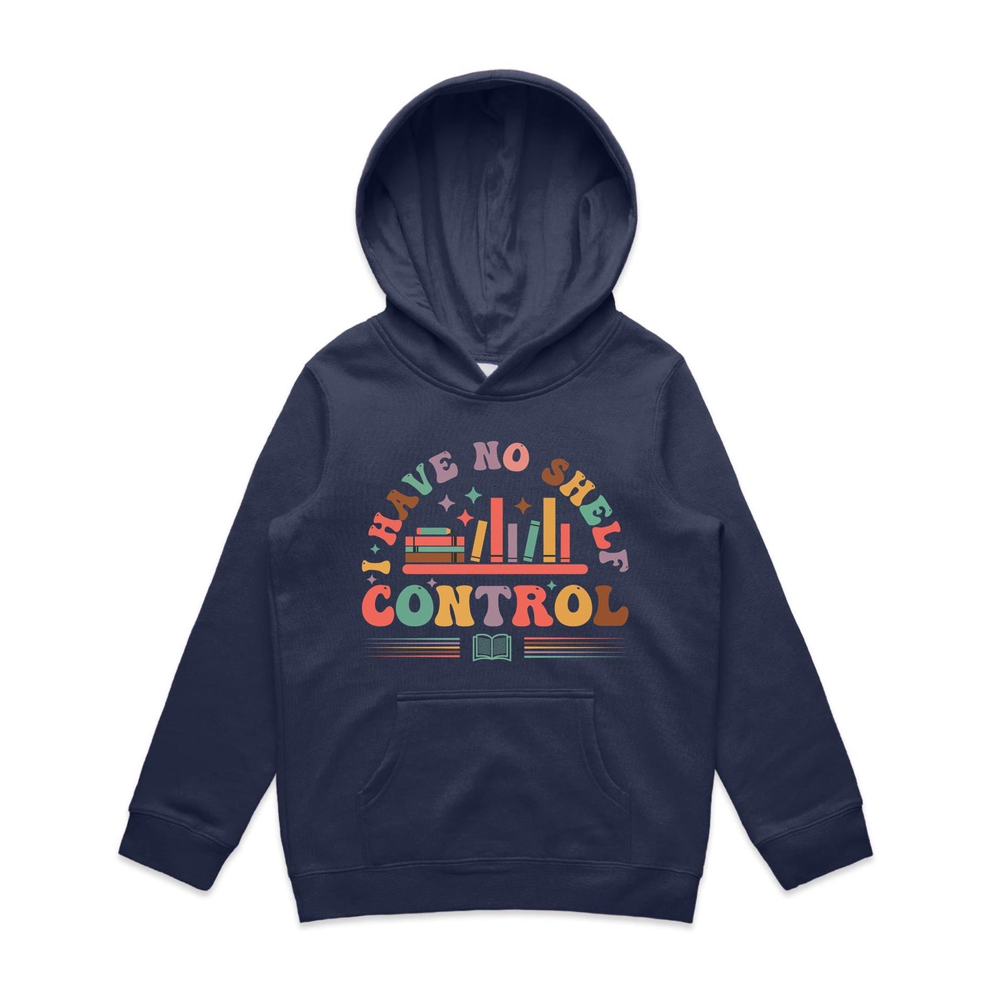 I Have No Shelf Control, Books - Youth Supply Hood