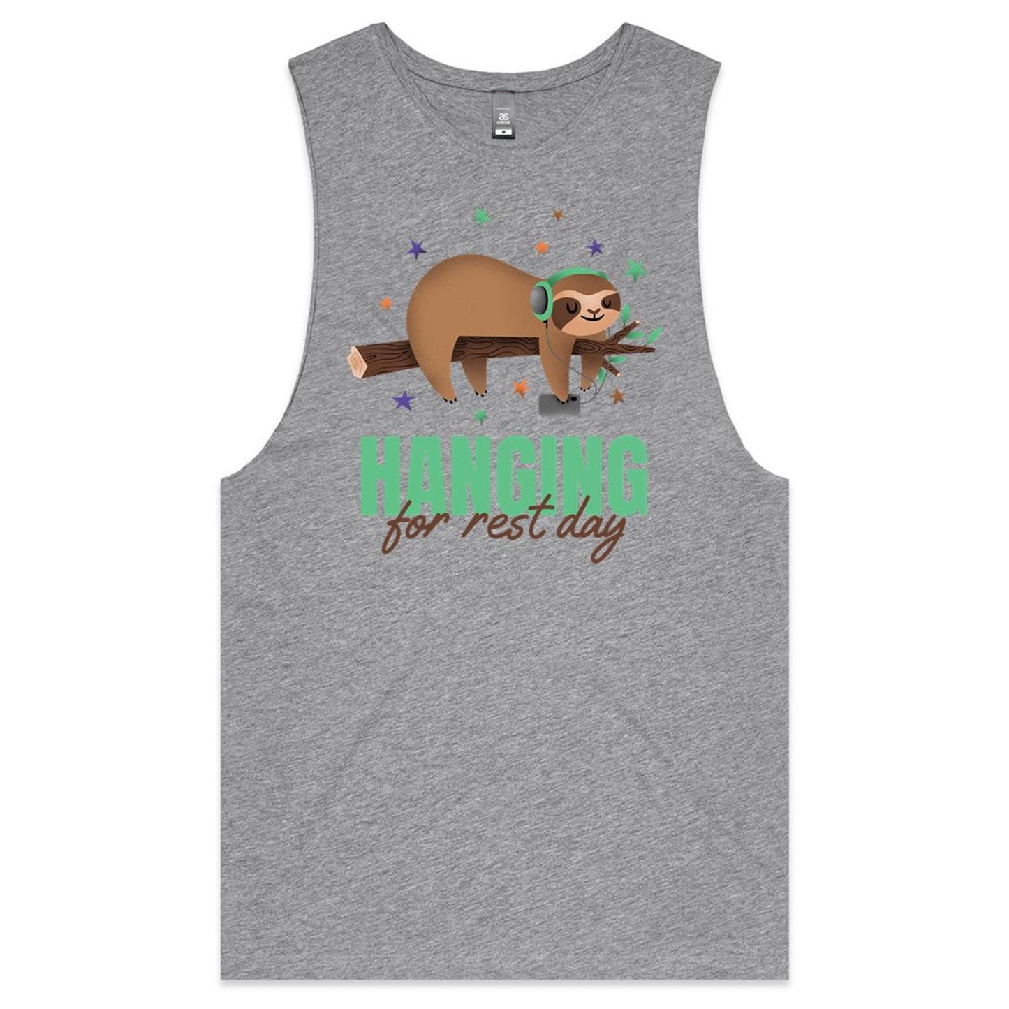 Hanging For Rest Day, Sloth - Tank Top Tee