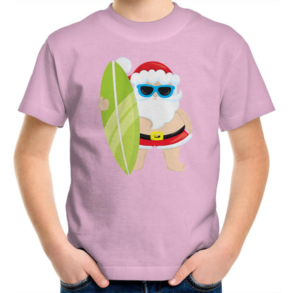 Surf Summer Santa - Kids Youth T-Shirt