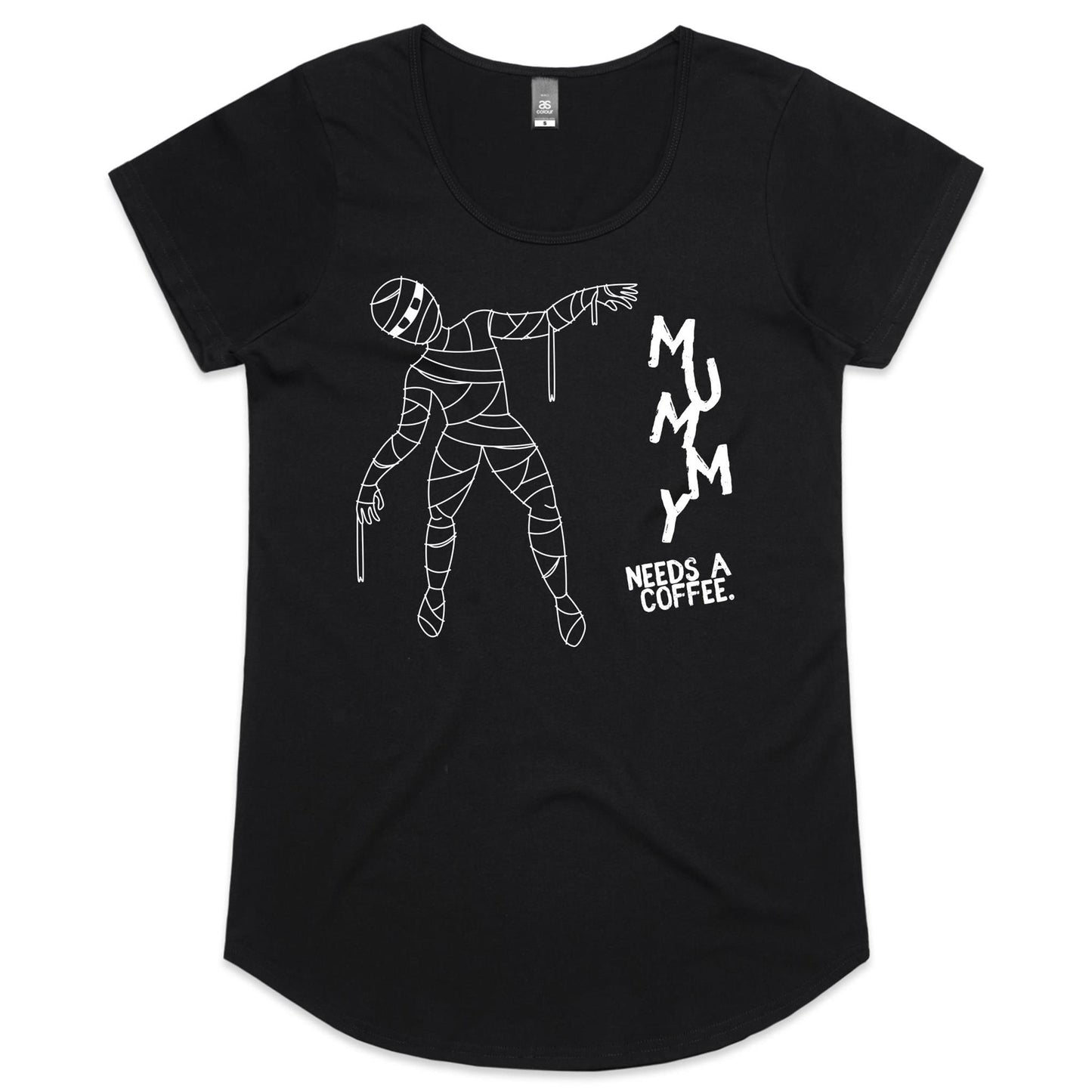 Mummy Needs A Coffee - Womens Scoop Neck T-Shirt