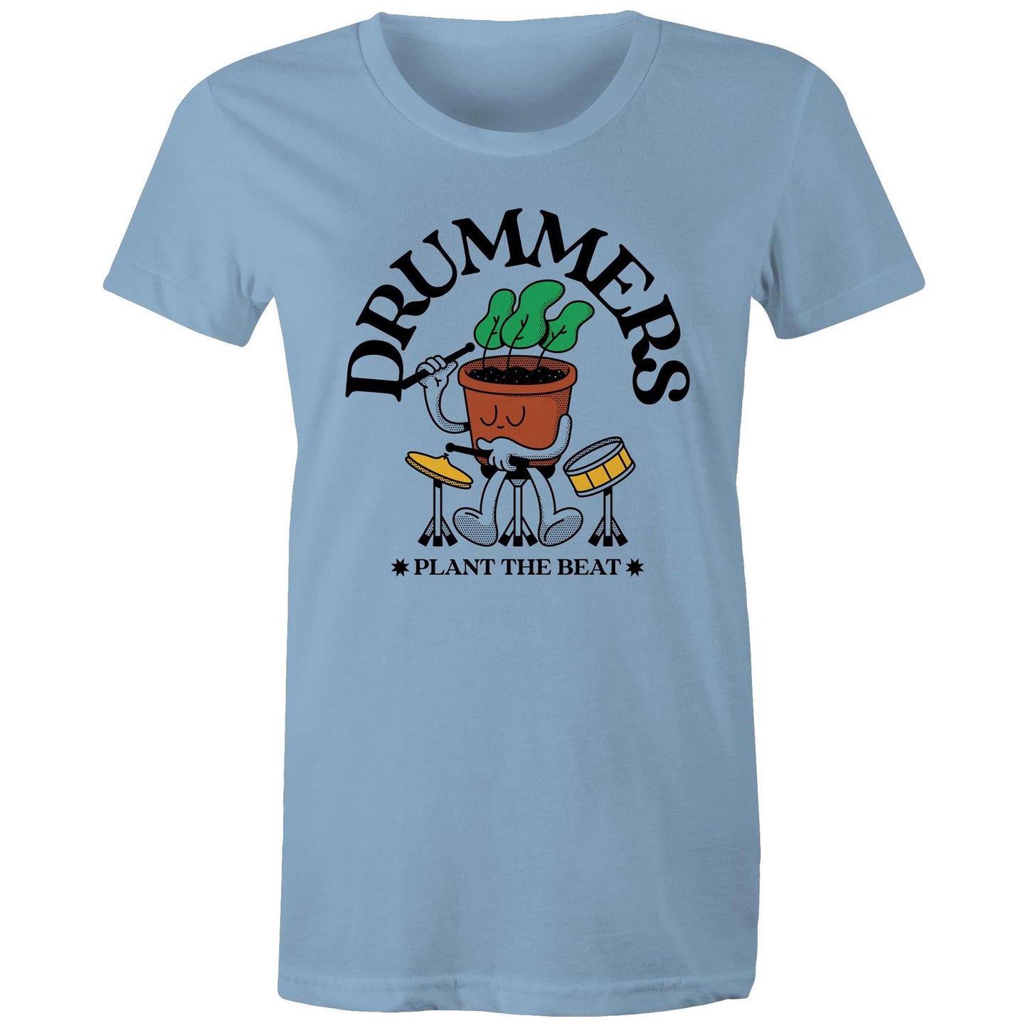 Drummers Plant The Beat - Womens T-shirt