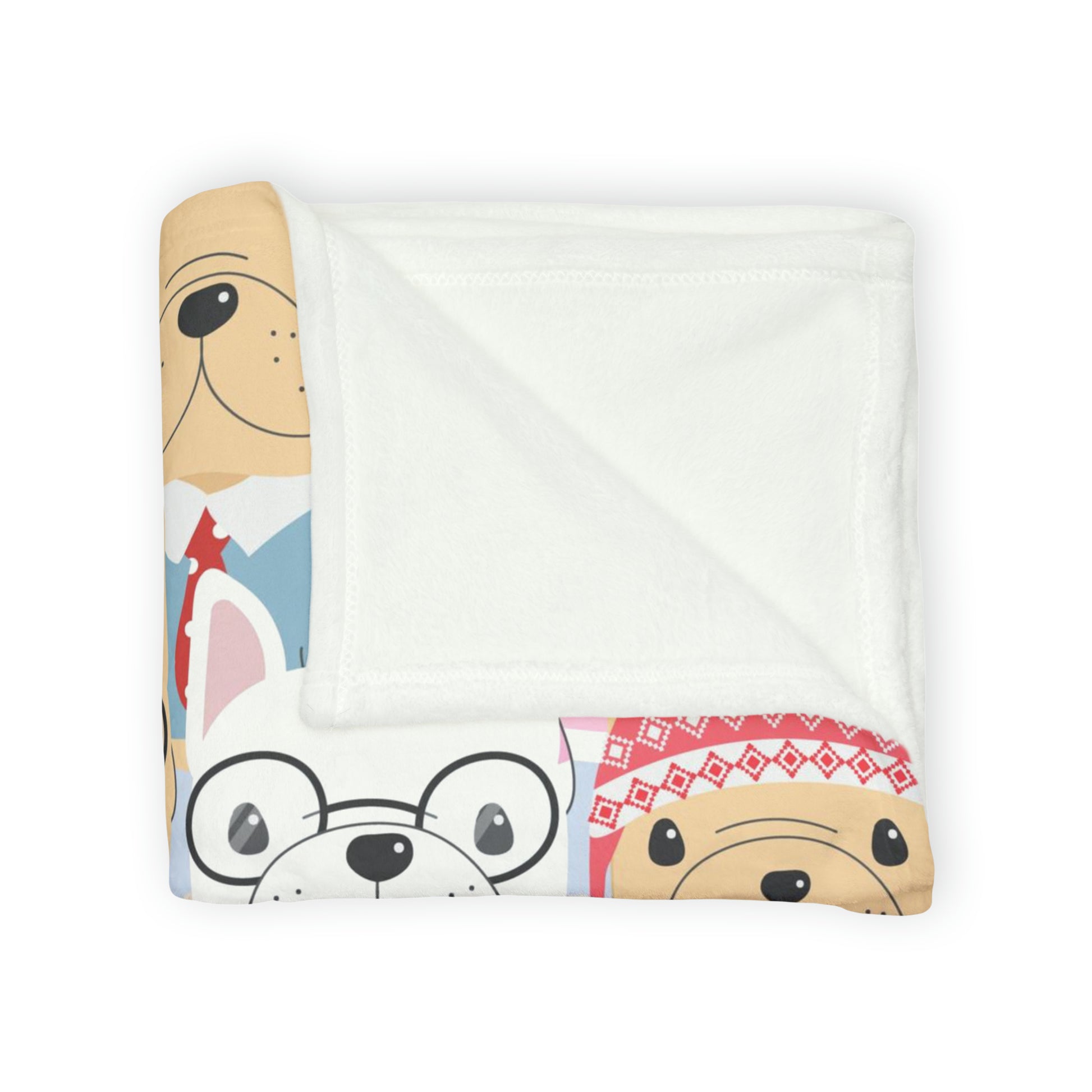 Dog Crowd - Soft Polyester Blanket Blanket
