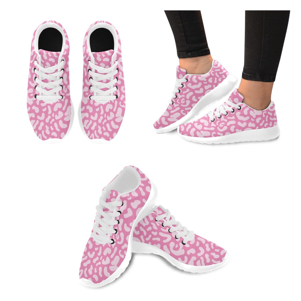 Pink Leopard - Kids Sneakers