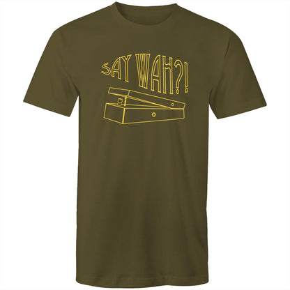 Say Wah, Guitar Pedal - Mens T-Shirt