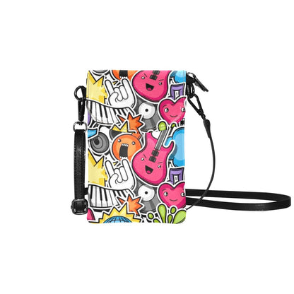 Sticker Music - Small Phone Purse /Bag