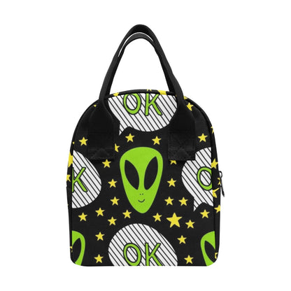 Alien OK - Lunch Bag Lunch Bag Printed Offshore Sci Fi