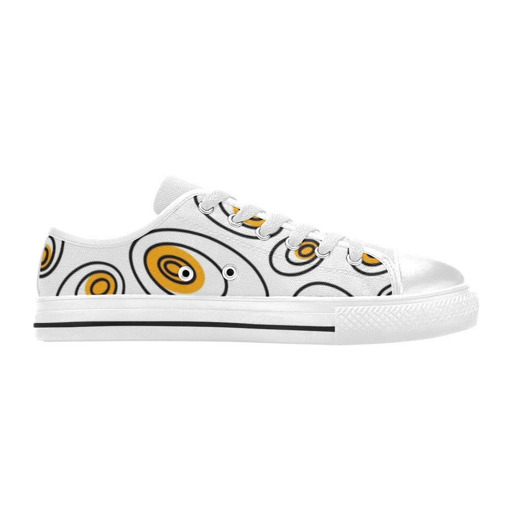 Abstract Eggs - Men's Classic Canvas Shoes