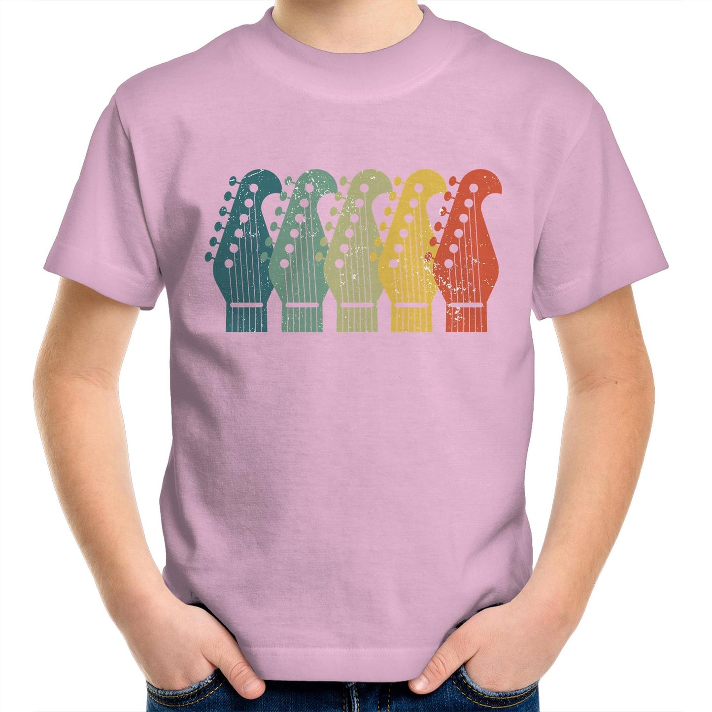 Guitar Headstocks - Kids Youth T-Shirt