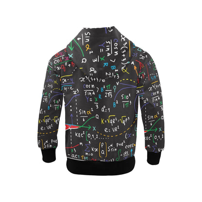 Colourful Maths Formulas - Senior Boys Zip Up Hoodie