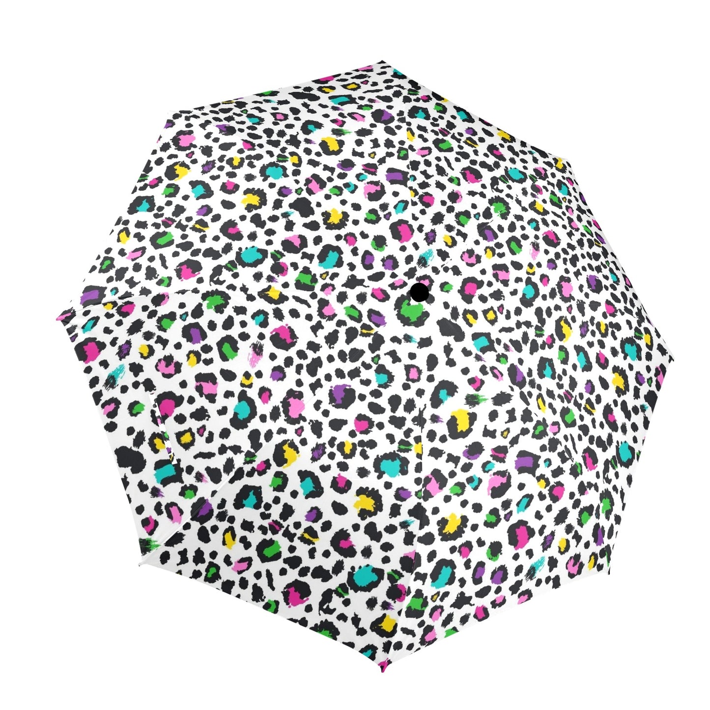 Animal Print In Colour - Semi-Automatic Foldable Umbrella Semi-Automatic Foldable Umbrella Printed Offshore