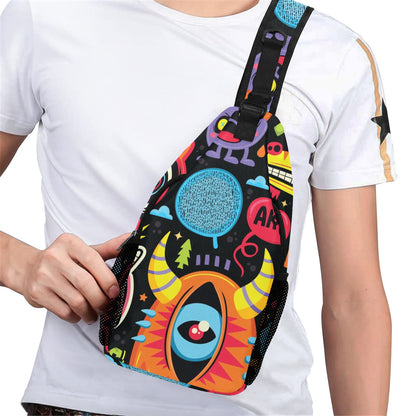 Monster Kids - Cross-Body Chest Bag Cross-Body Chest Bag