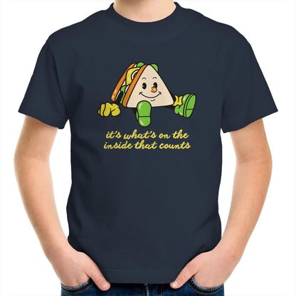 Sandwich, It's What's On The Inside That Counts - Kids Youth T-Shirt