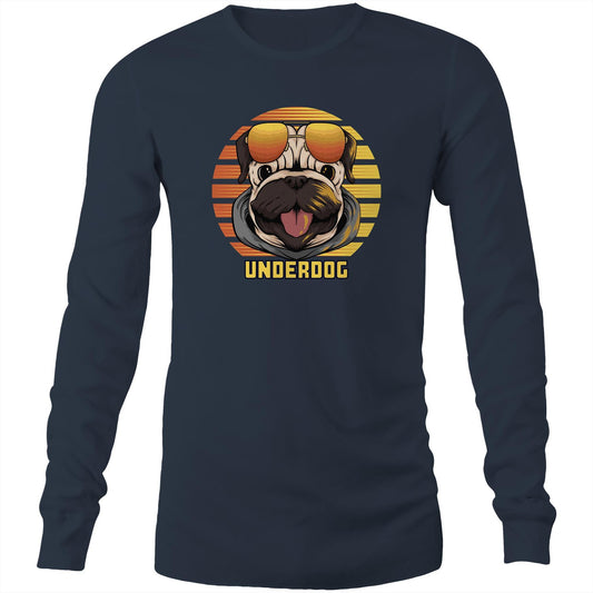 Underdog - Long Sleeve T-Shirt Navy Unisex Long Sleeve T-shirt animal