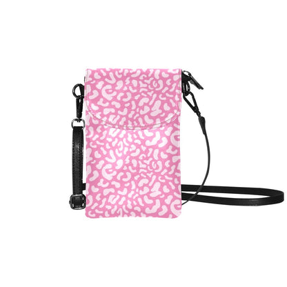 Pink Leopard - Small Phone Purse /Bag