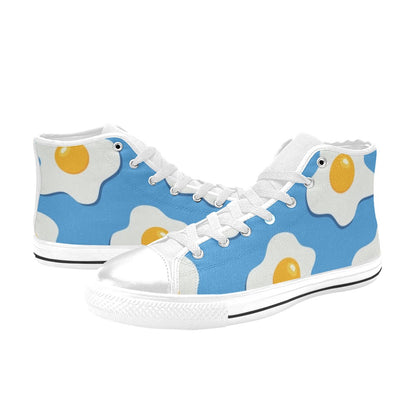 Fried Eggs - Kids High Top Canvas Shoes Kids High Top Canvas Shoes Printed Offshore