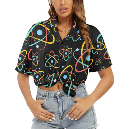 Atoms - Womens Hawaiian Shirt