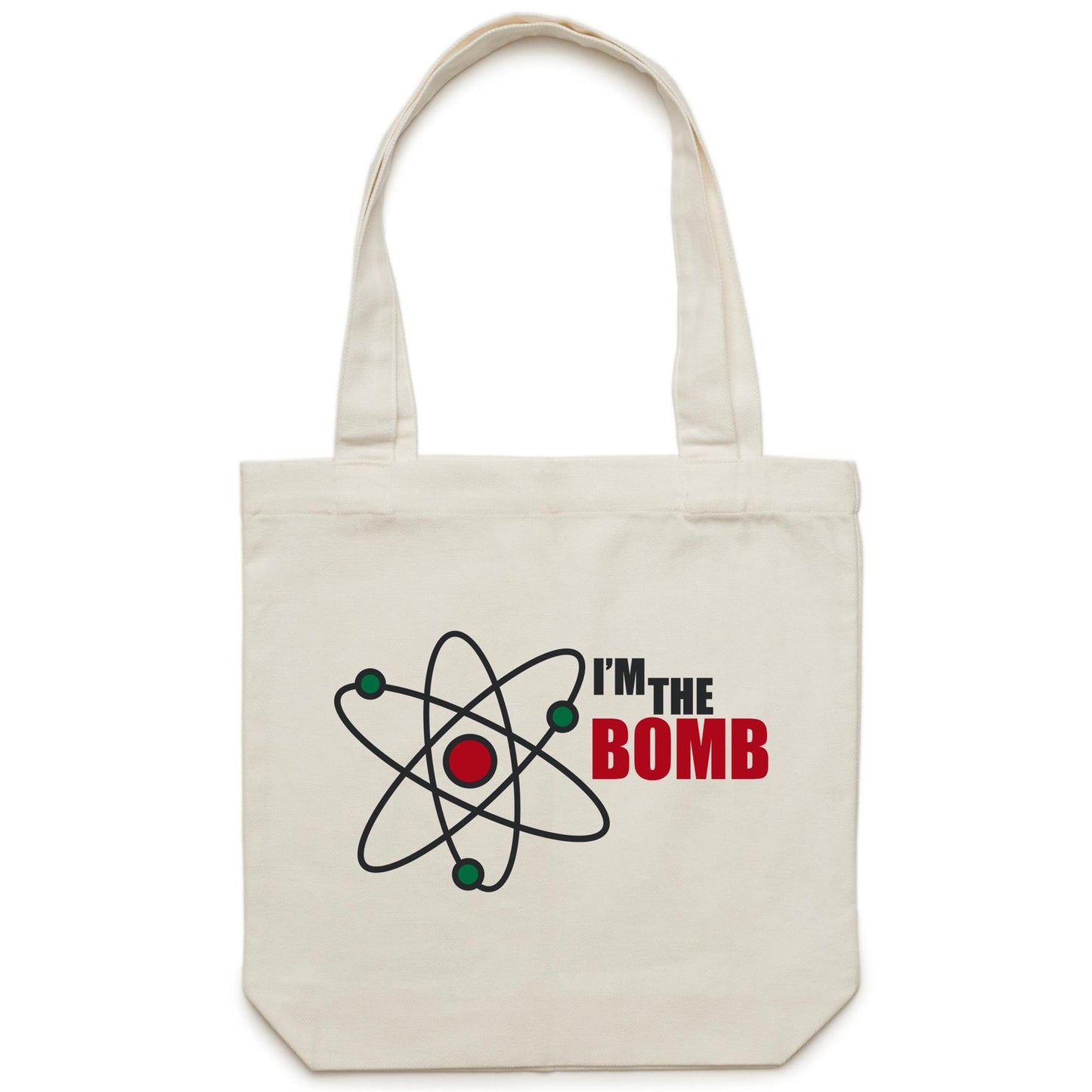 I'm The Bomb, Atom - Canvas Tote Bag