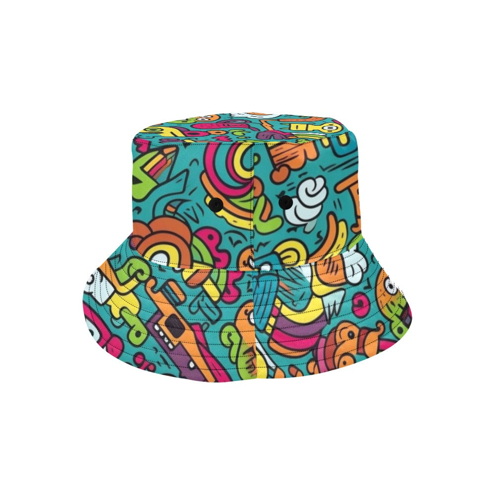 Crazy Characters - Womens Bucket Hat