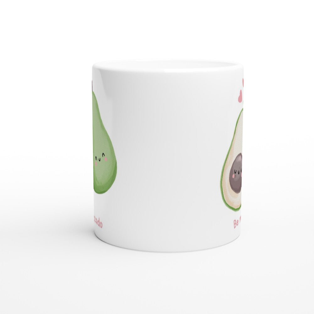 Be My Avocado - White 11oz Ceramic Mug White 11oz Mug food love