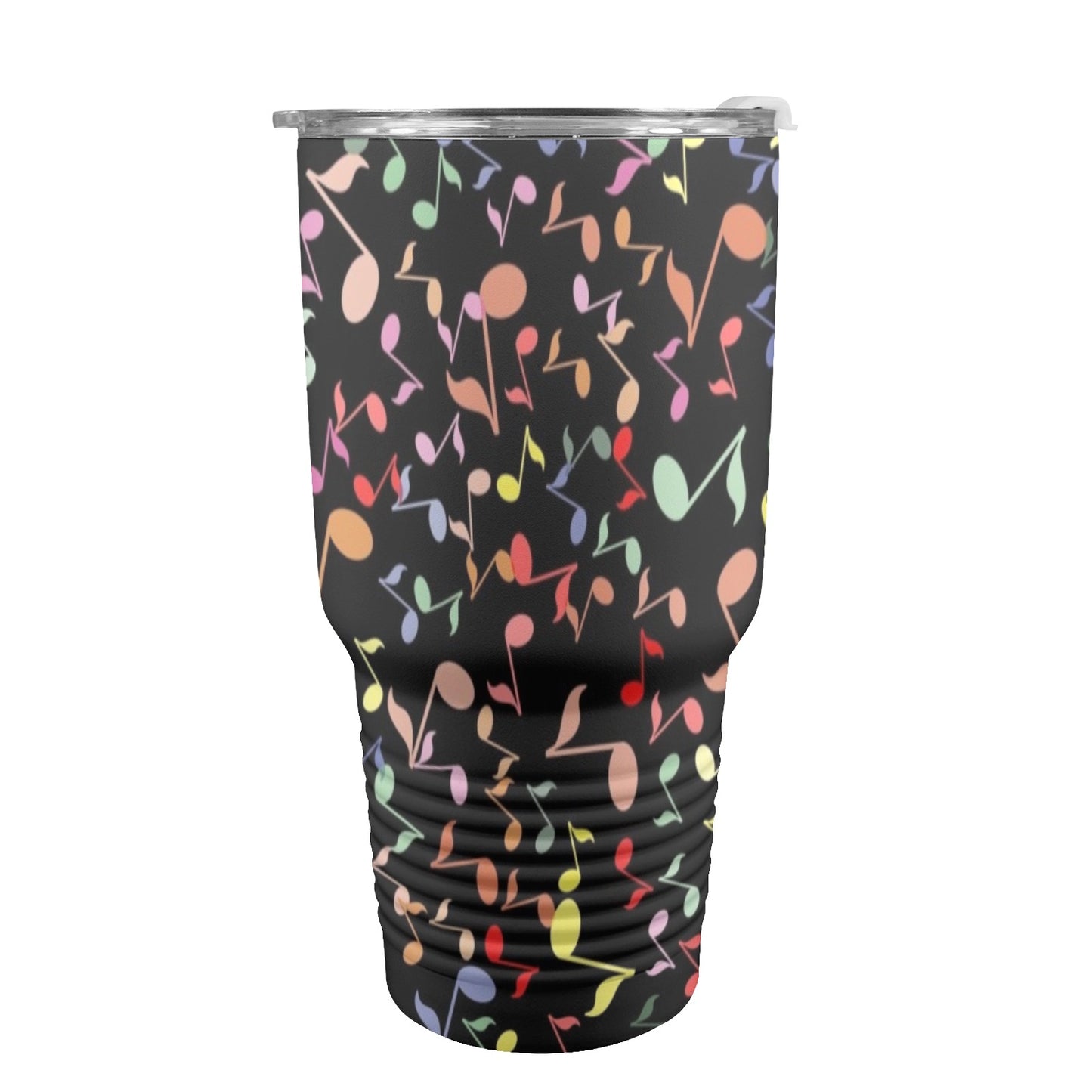 Quavers, Music Notes - 30oz Insulated Stainless Steel Mobile Tumbler