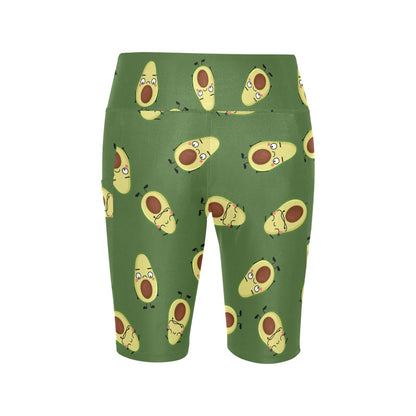 Avocado Characters - Women's Bike Shorts Womens Bike Shorts Printed Offshore