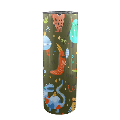 Monsters - 20oz Tall Skinny Tumbler with Lid and Straw