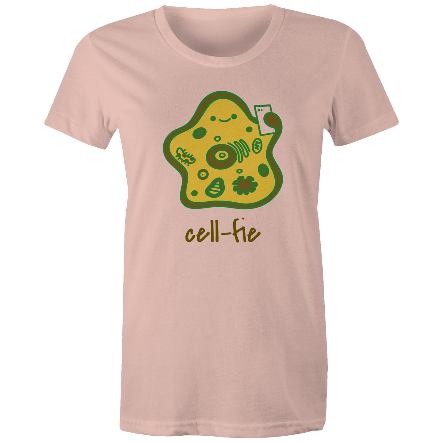 Cell-fie, Selfie Cell - Womens T-shirt