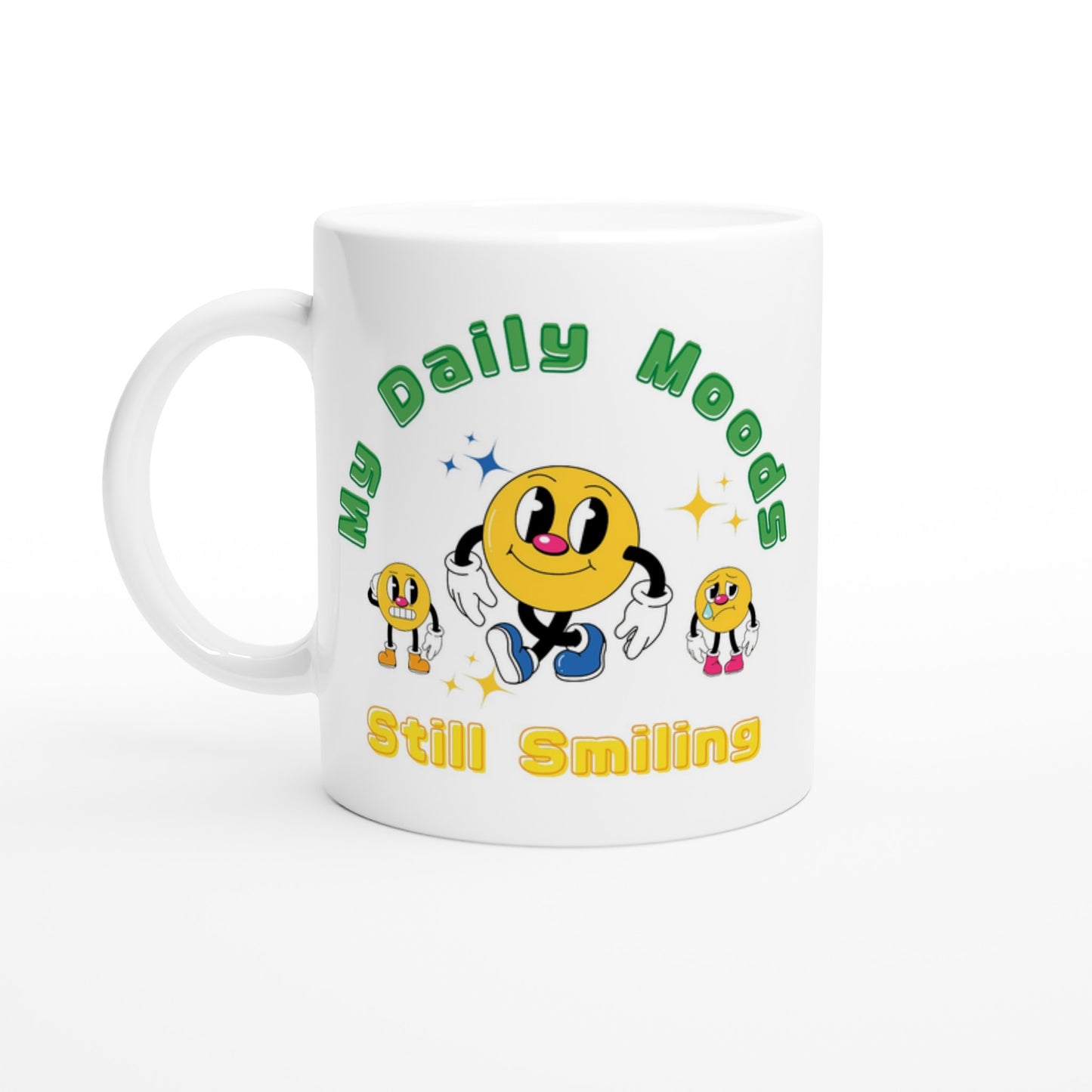 My Daily Moods - White 11oz Ceramic Mug Default Title White 11oz Mug Funny Globally Fulfilled