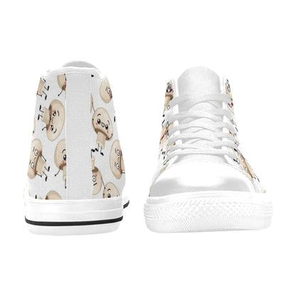 Cute Mushrooms - Men's High Top Canvas Shoes