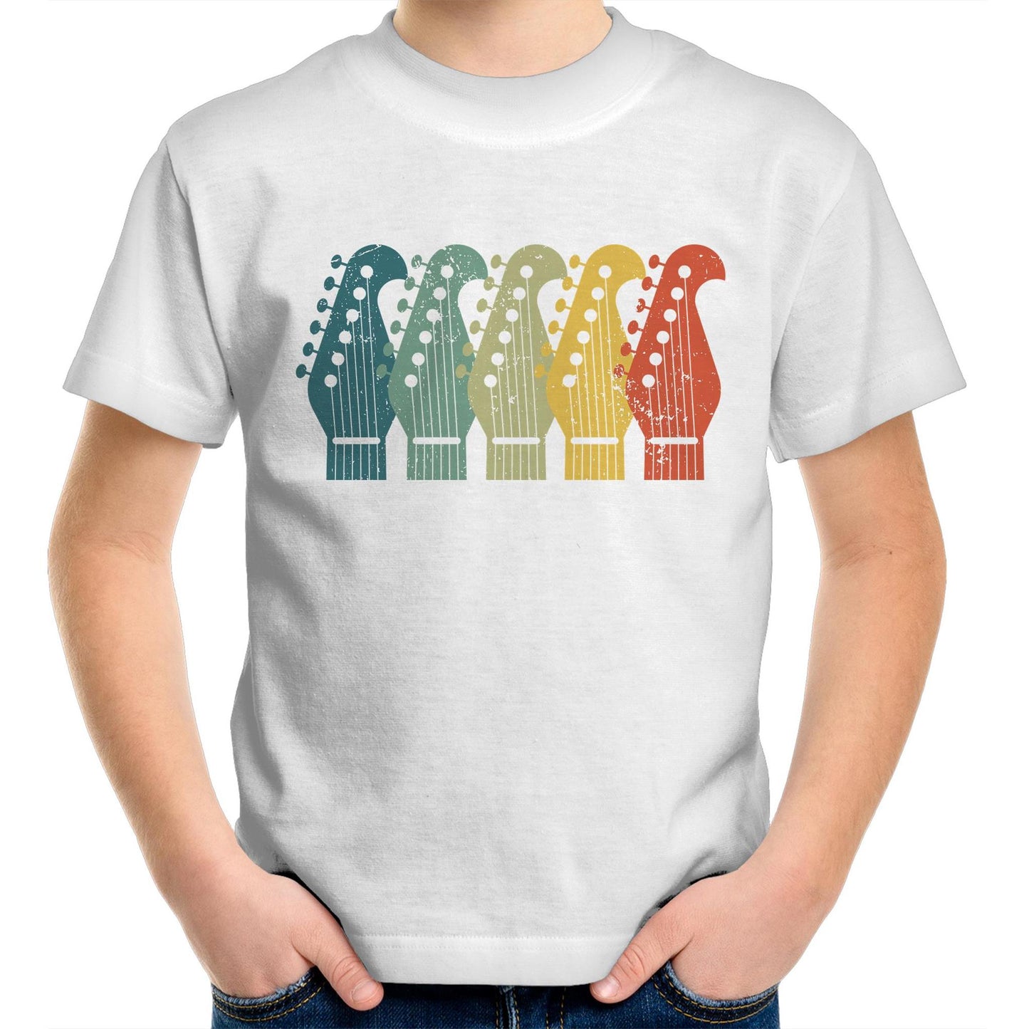 Guitar Headstocks - Kids Youth T-Shirt