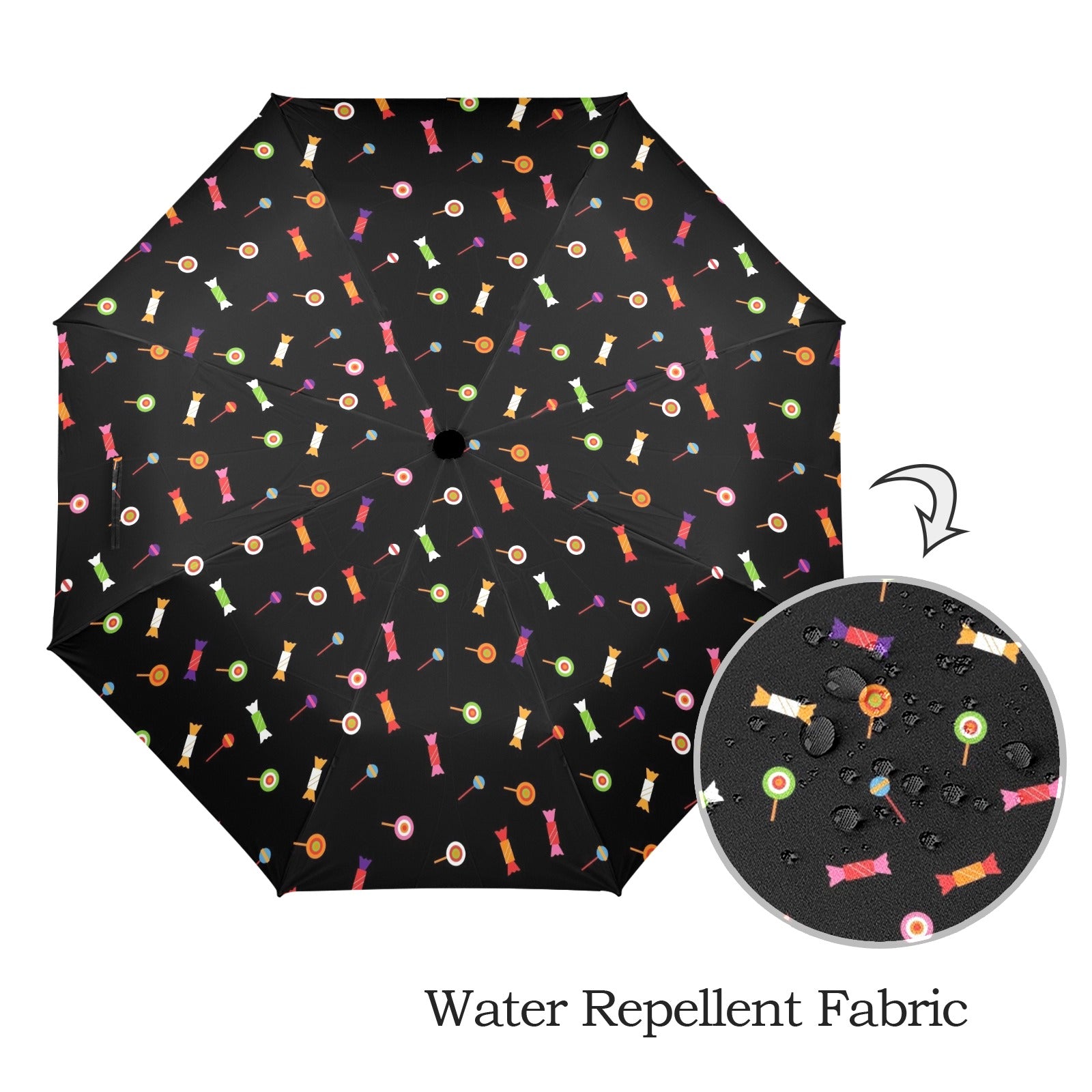 Candy - Semi-Automatic Foldable Umbrella Semi-Automatic Foldable Umbrella Printed Offshore