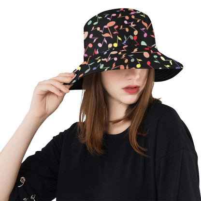 Quavers, Music Notes - Womens Bucket Hat