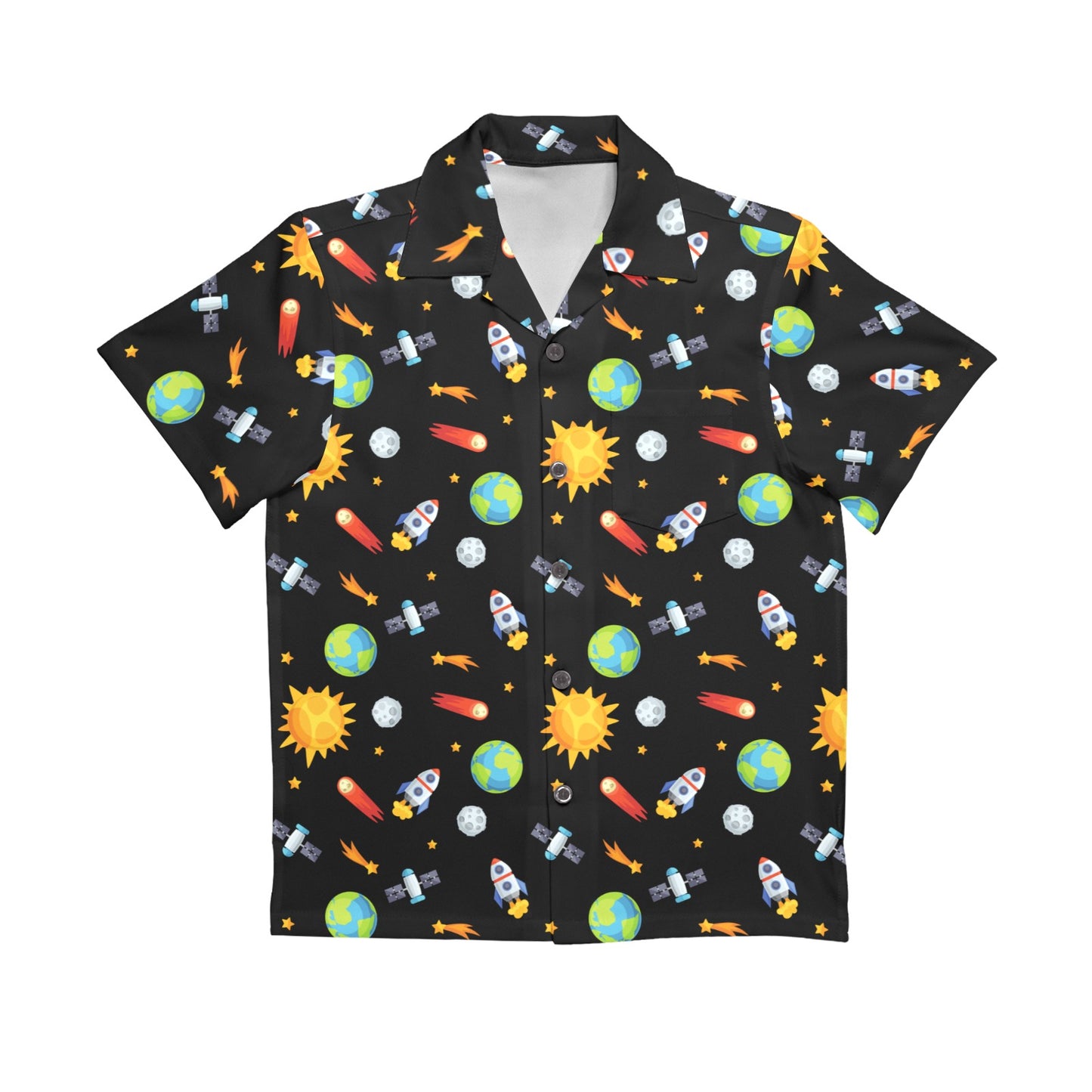 Busy Space - Senior Boys Hawaiian Shirt