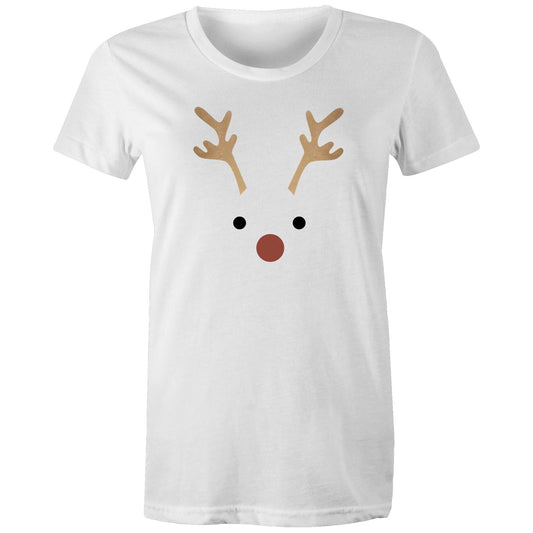 Red Nose Reindeer - Womens T-shirt