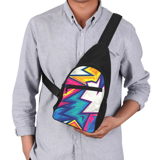 Abstract Bright - Chest Bag