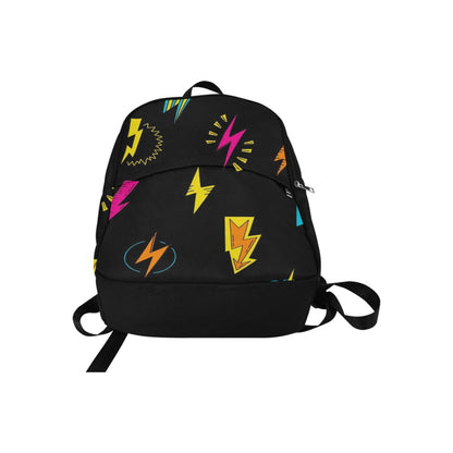 Fun Lightning - Fabric Backpack for Adult Adult Casual Backpack comic Printed Offshore