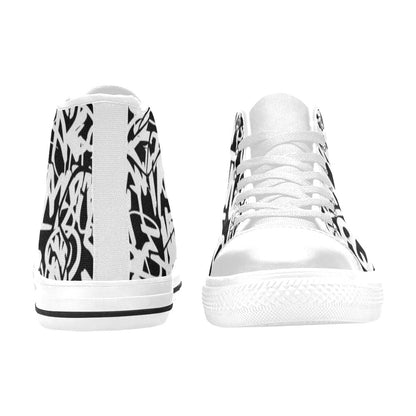 Graffiti - Women's High Top Canvas Shoes