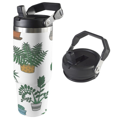 Plant Lover - 30oz Tumbler with Top Handle