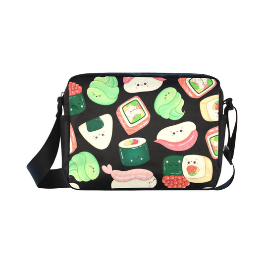 Happy Sushi - Classic Cross-body Nylon Bags