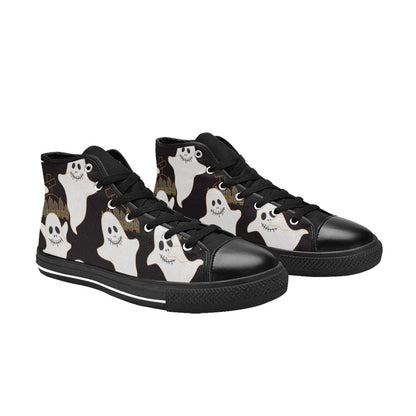 Ghosts - Women's High Top Canvas Shoes