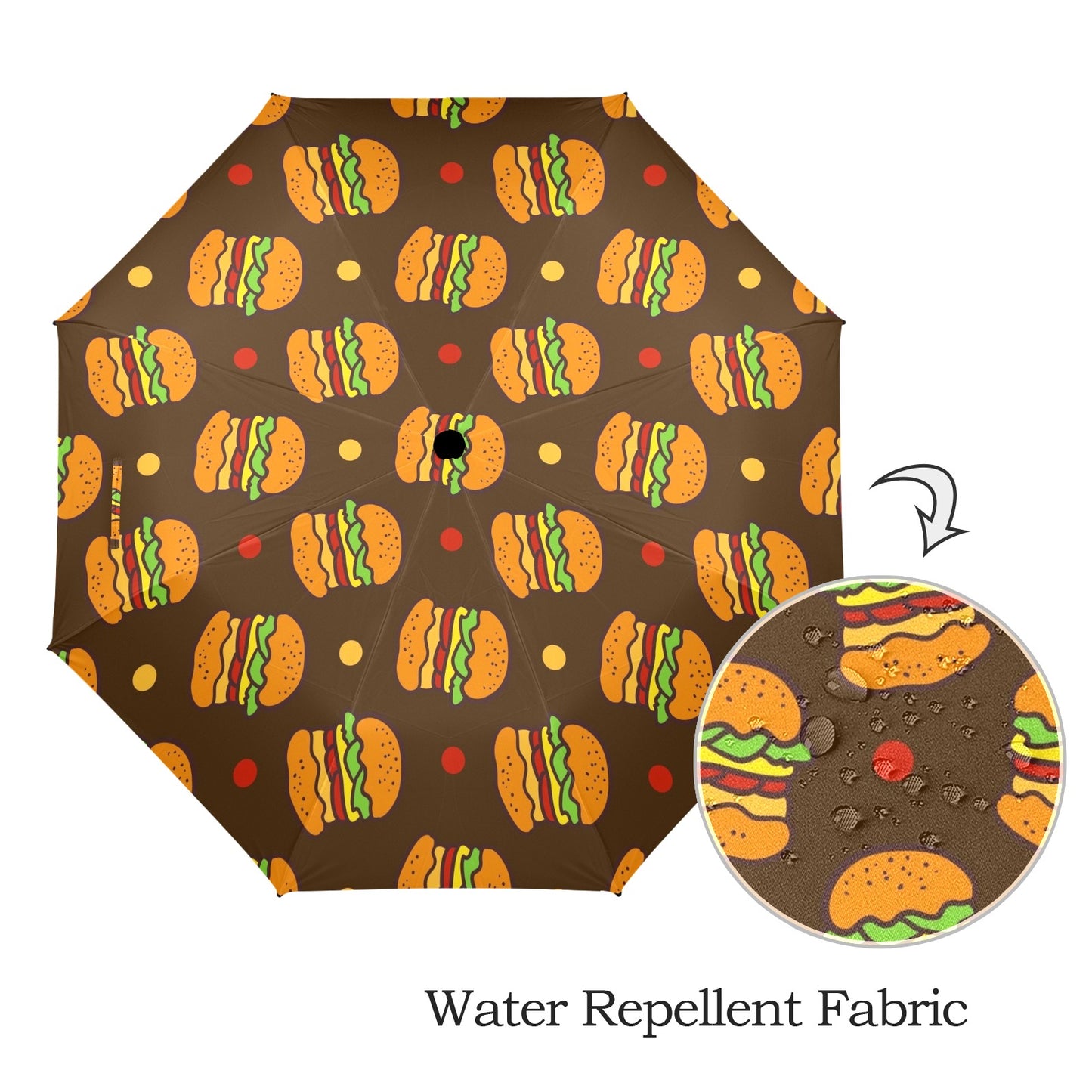 Burgers - Semi-Automatic Foldable Umbrella Semi-Automatic Foldable Umbrella