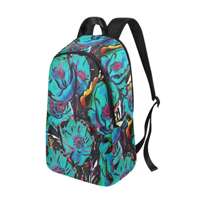 Flower It Blue - Fabric Backpack for Adult Adult Casual Backpack Plants