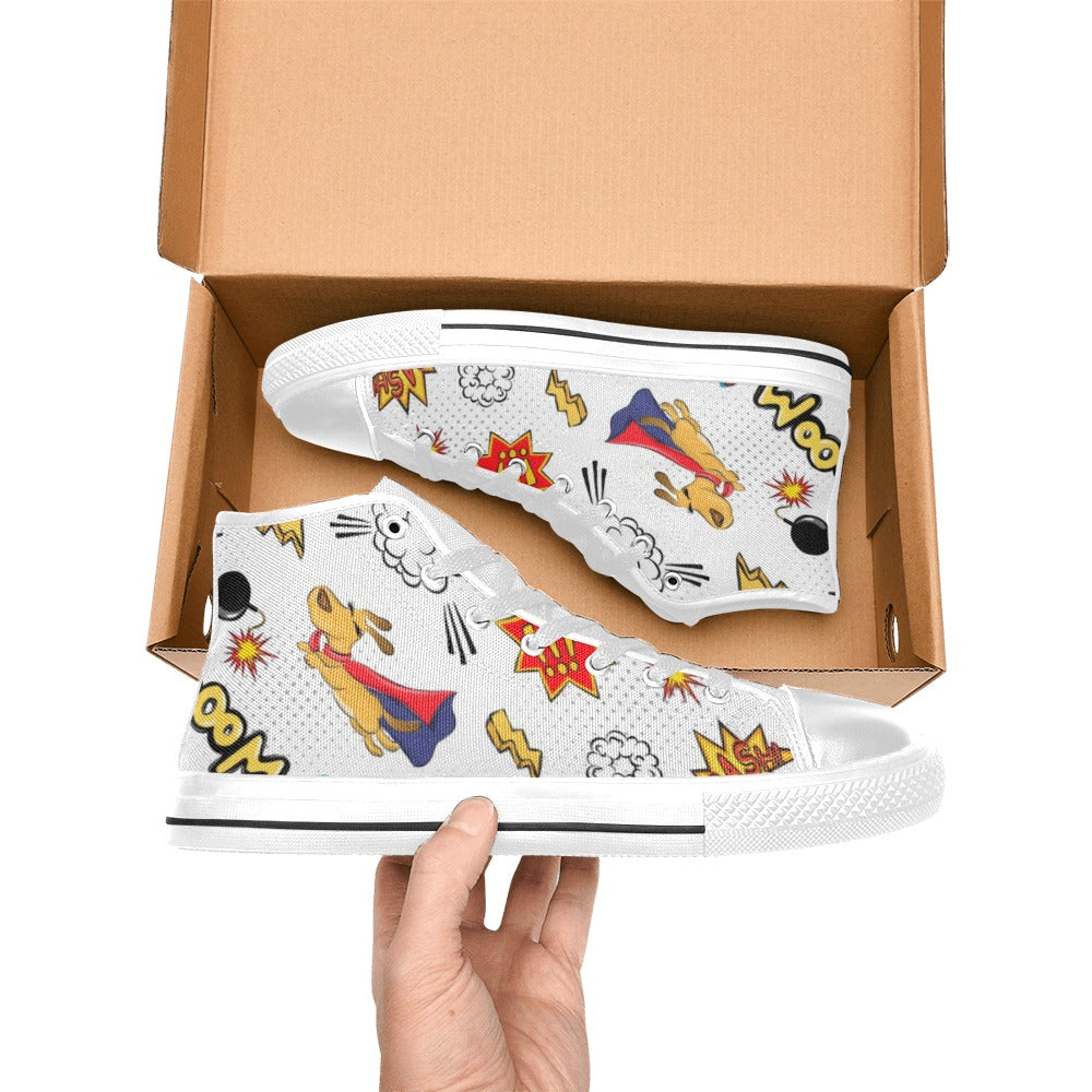 Superdog - Women's High Top Canvas Shoes