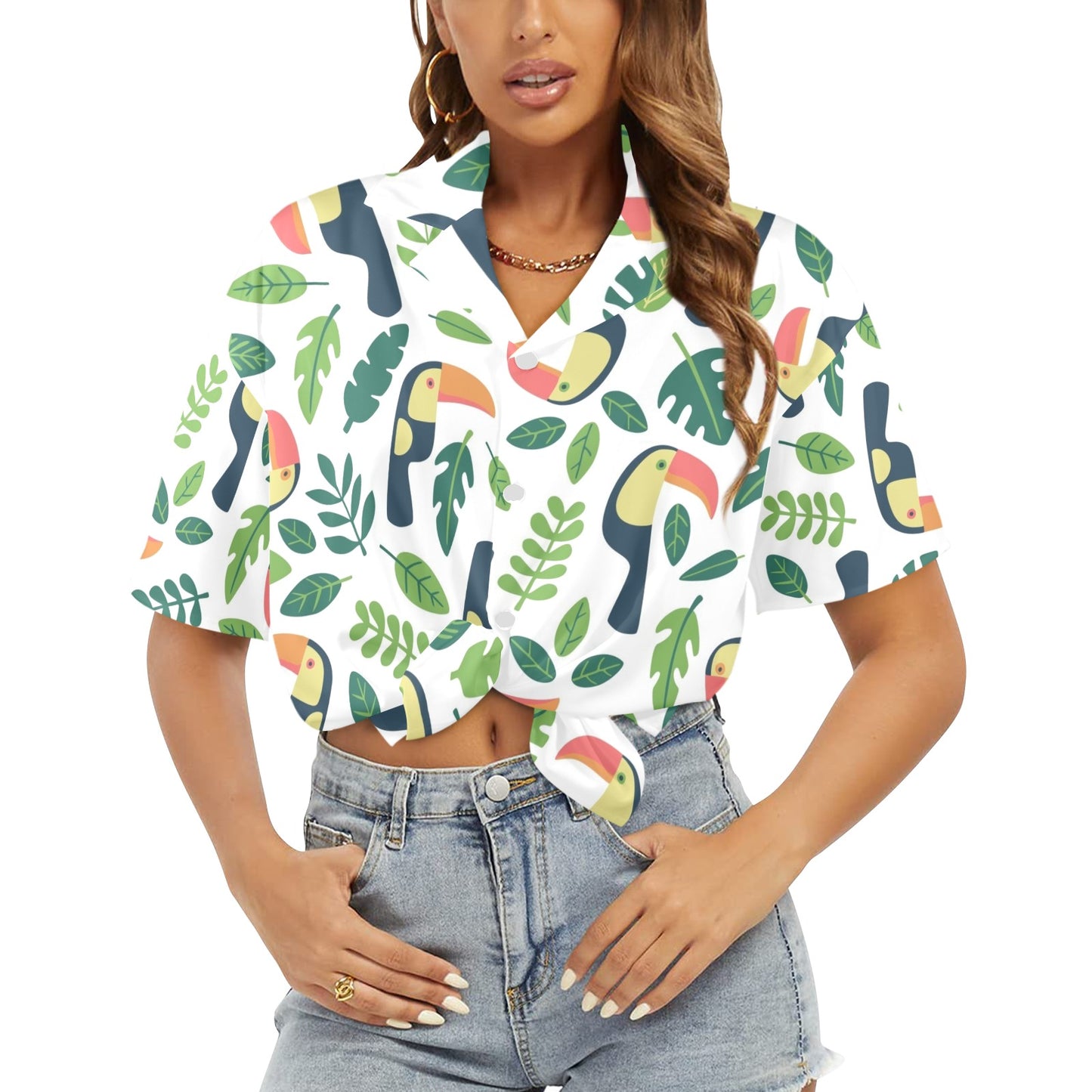 Toucans - Womens Hawaiian Shirt